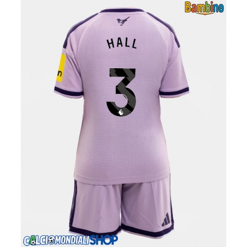 Maglie da calcio Newcastle United Lewis Hall #3 Terza Maglia Bambino 2026-27 Manica Corta + Pantaloni corti)